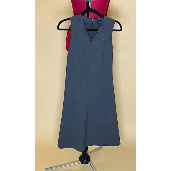 Theory blue gray office wear dress - Picture 1 of 6
